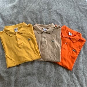 3 Lacoste Polos!